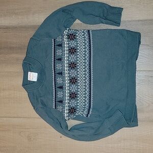 Jumping Beans Fair Isle Winter Sweater Size 6